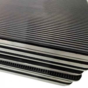 Piastra di gomma in lega di alluminionera